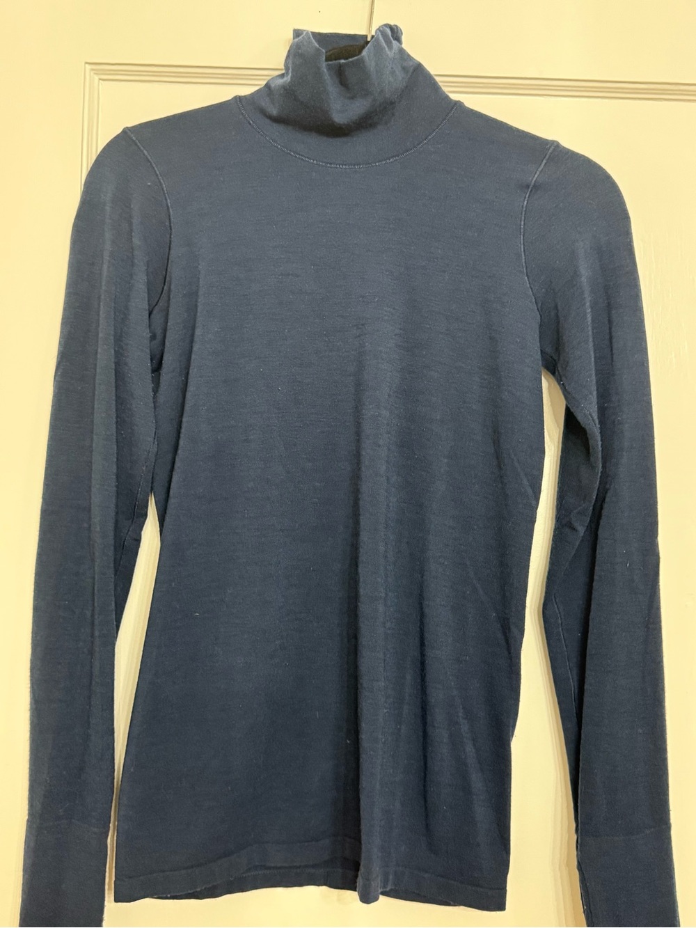 Athleta Foresthill Ascent Seamless
Turtleneck blue size small
